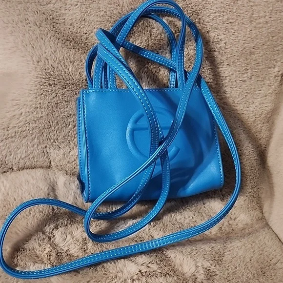Telfar Mini Bag in Cyan Blue - Picture 7 of 8